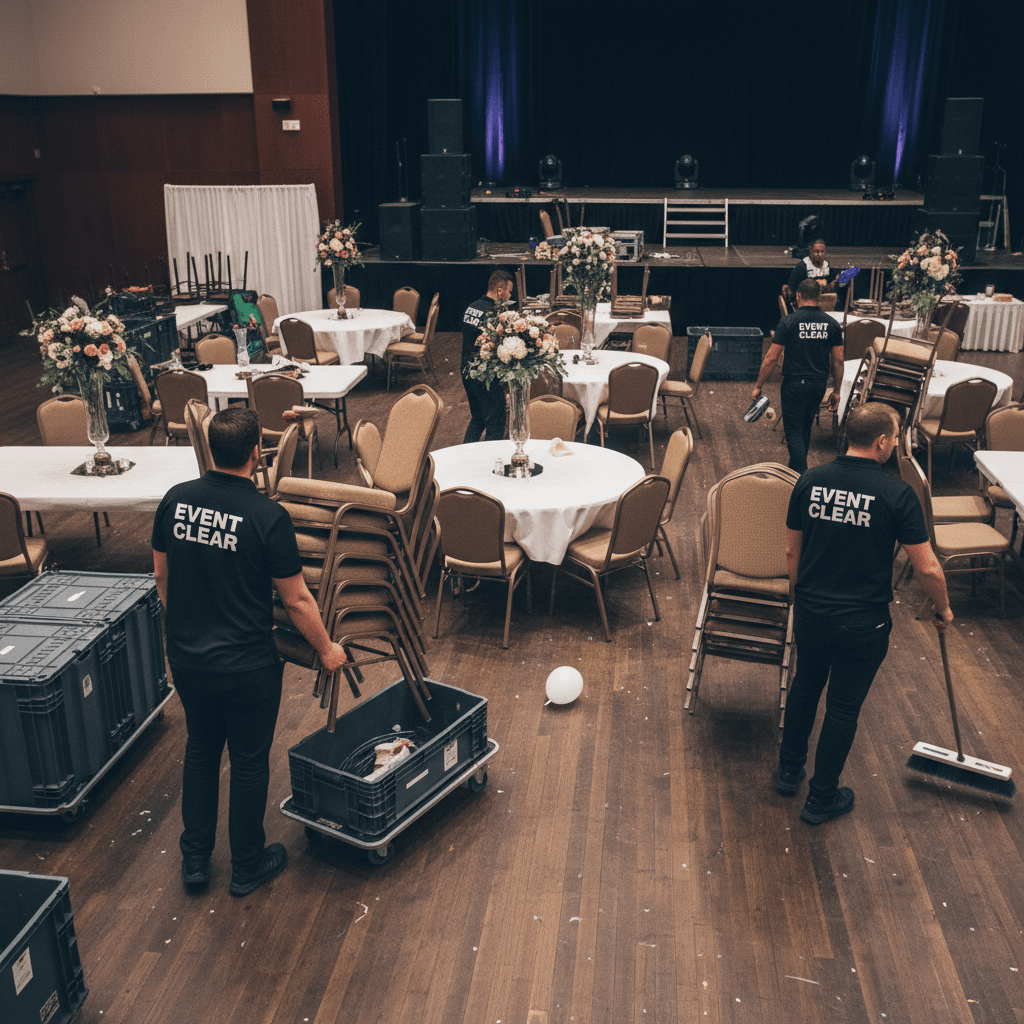 Post-event cleanup